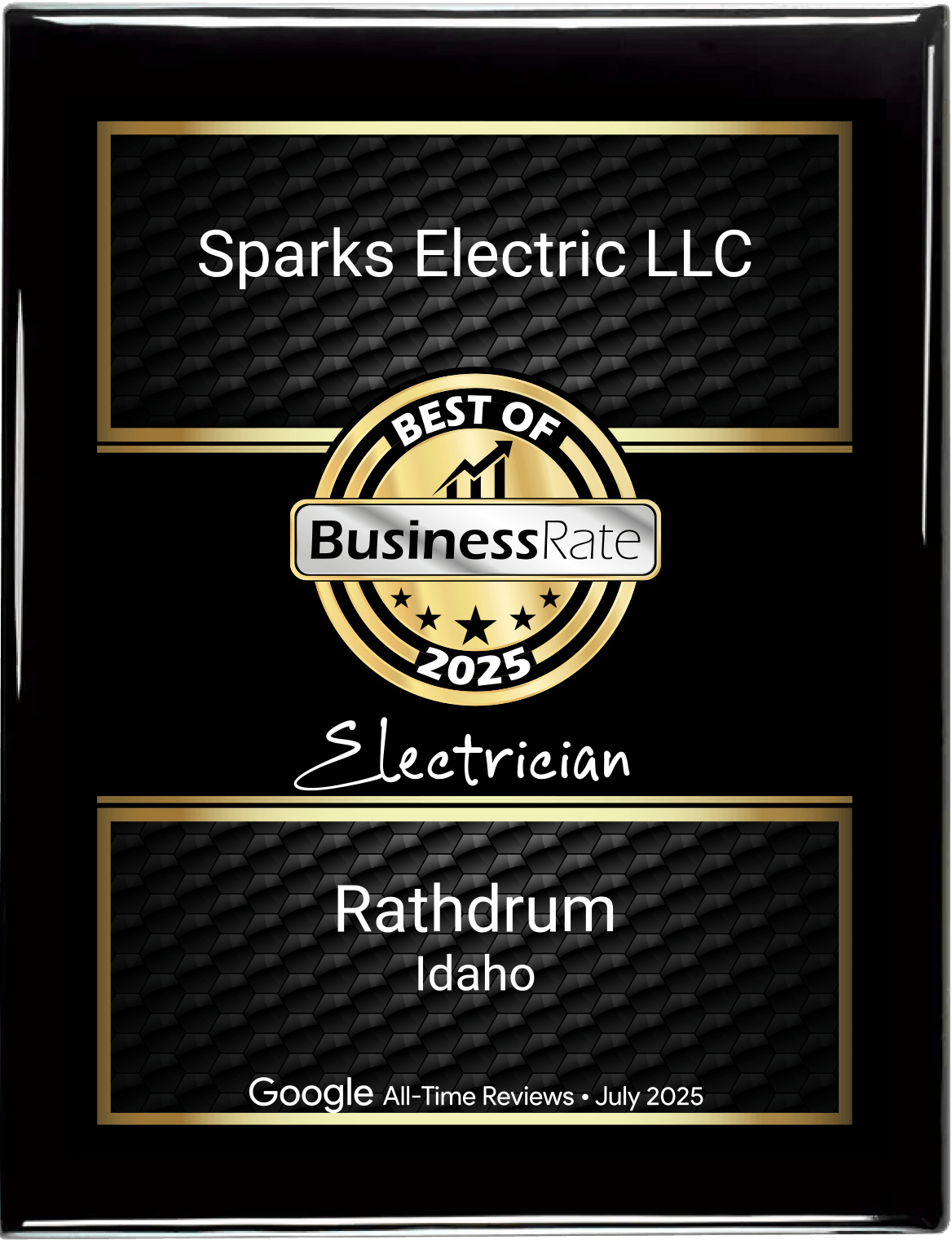 BusinessRate award